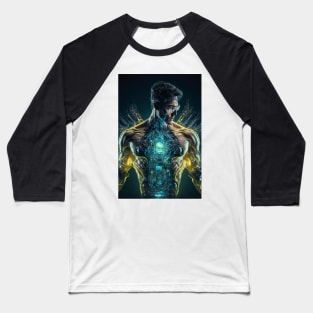 Cybernetic Man Baseball T-Shirt